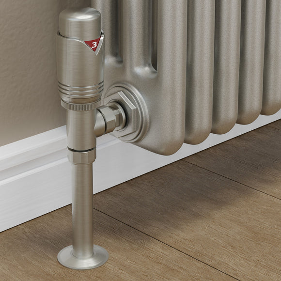 Premium Thermostatic Angle Valve Satin Nickel