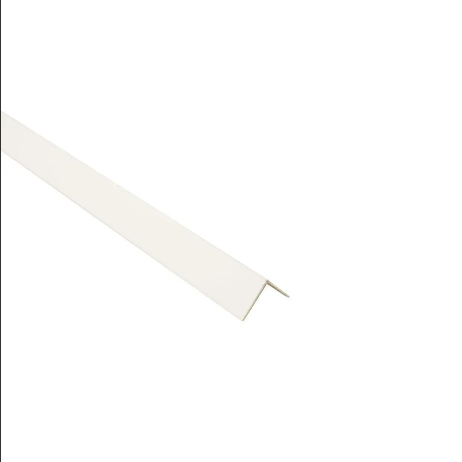 20×20 External Angle White Plastic
