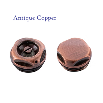 Airvent & Blanking Plug - Antique Copper