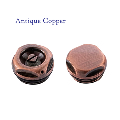 Airvent & Blanking Plug - Antique Copper