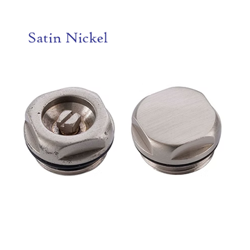 Airvent & Blanking Plug - Satin Nickel
