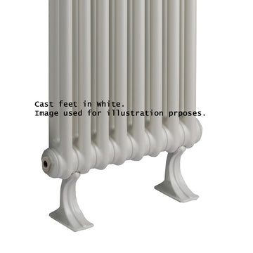 Column Radiator Cast Foot. Mottled Copper