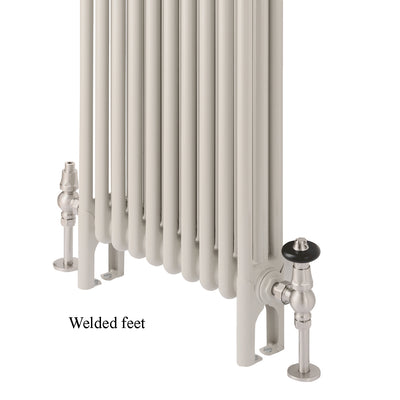 Column Radiator Welded Foot. 2 Column White