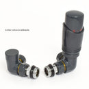 Thermostatic Corner Valve Anthracite