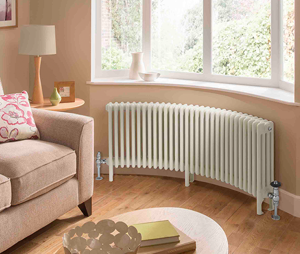 Curved radiator