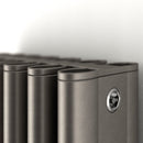 Eskimo column radiator in Fronze