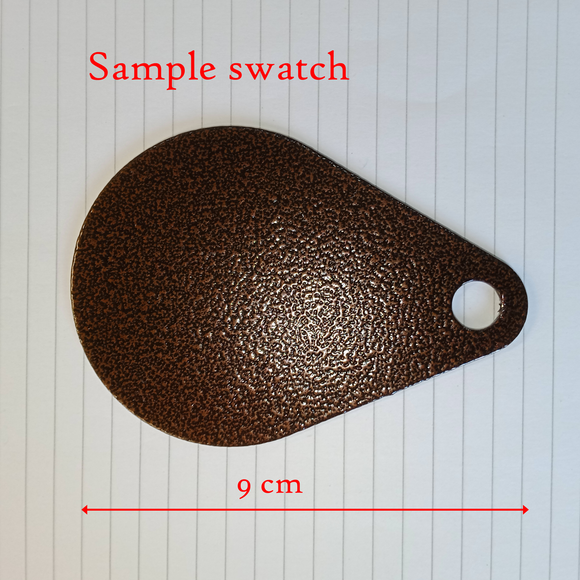 Sample swatch in Mottled Copper