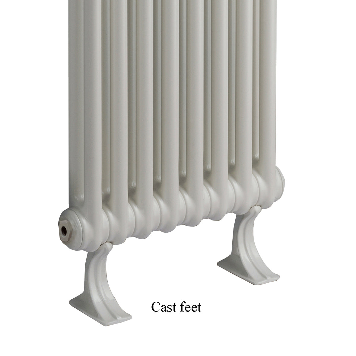 3 Foot Radiator Column Radiator Cast Foot. White | A1 Radiators