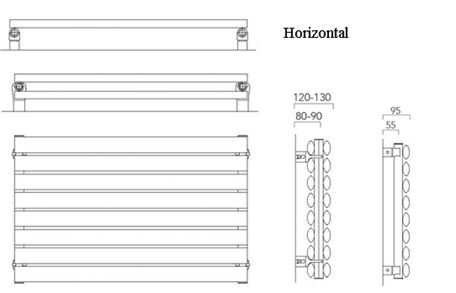 Oval tube horizontal dimensions