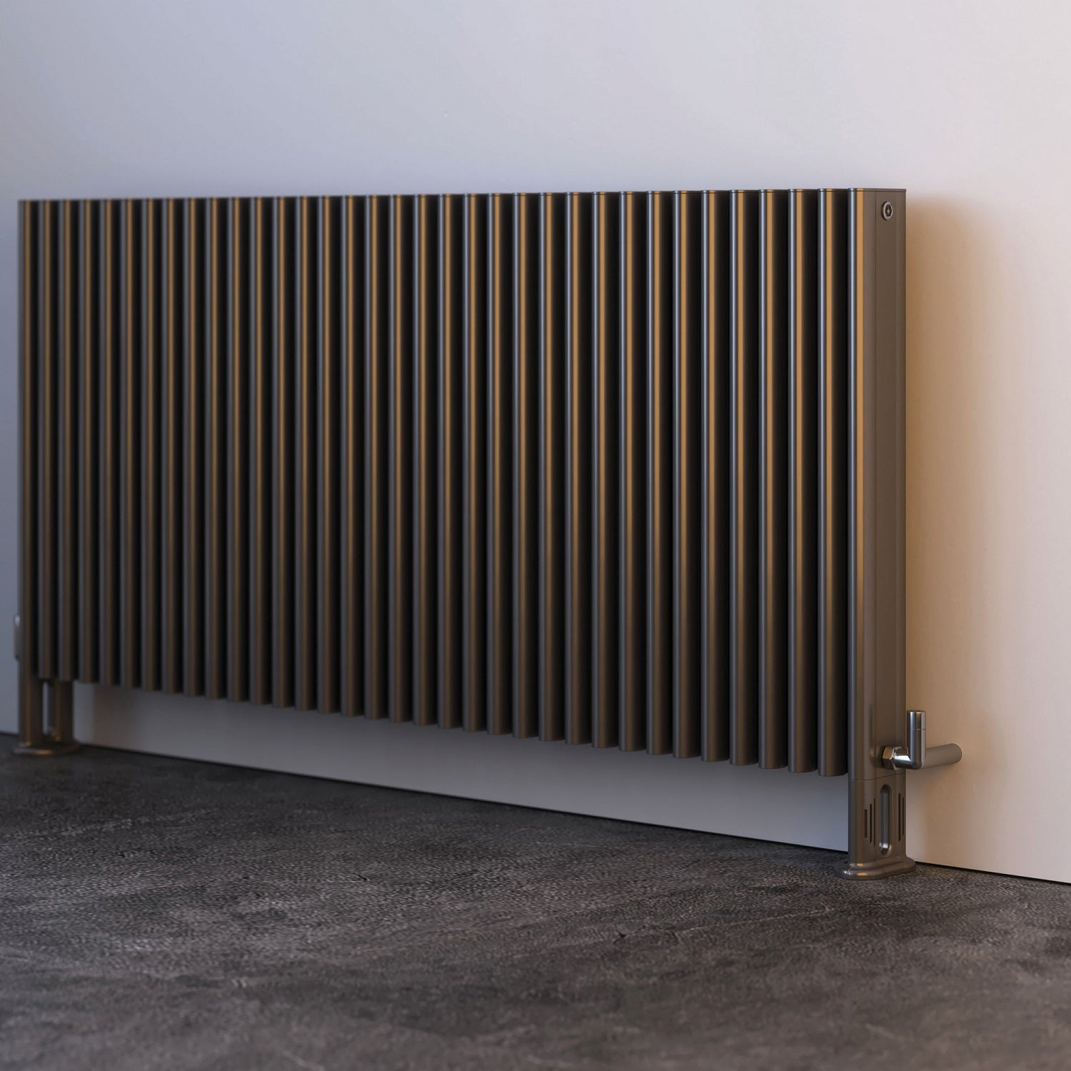 Eskimo column radiator in Fronze