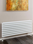 Oval tube double radiator